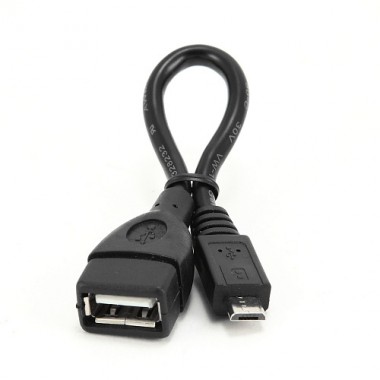 Кабель USB 2.0 OTG Cablexpert A-OTG-AFBM-001, USBAF/Micro-BM,, пакет, 0.15 м оптом