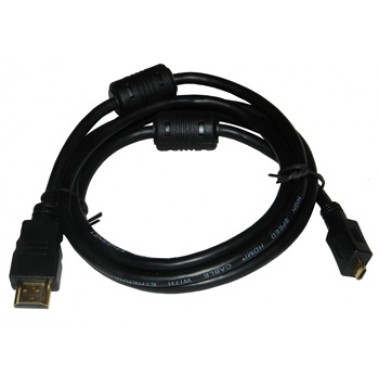 Аудио видео кабель HDMI-microHDMI, GOLD 1,5 м  [1/10] оптом