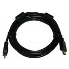 Аудио видео кабель HDMI-miniHDMI, GOLD 1,5 м  [1/10]