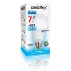 Светодиодная (LED) Лампа Smartbuy-A60-07W/4000/E27 ,холодный свет