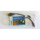 Шнур USB-A гнездо - USB-микро(micro) B штекер 0.15 м (в ПЭ упаковке) APH-458-OTG-0.15