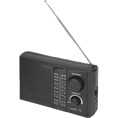 Радиоприемник "Эфир-12", бат. 2*R20 (не в компл.), 220V оптом