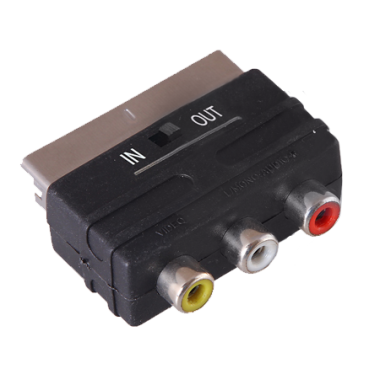 СКАРТ штекер - 3xRCA(тюльпан) гнезда,с переключателем (пластик-никель) APP-185 оптом СКАРТ штекер - 3xRCA(тюльпан) гнезда,с переключателем (пластик-никель) APP-185 оптом