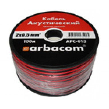 Акустический кабель 2х0.5кв.мм 100м на бобине(красно-черный) APC-013 оптом