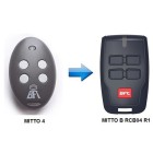 BFT MITTO 4 NEW BRCB04 4 кнопки, 4-х канальный черный 433 Mhz