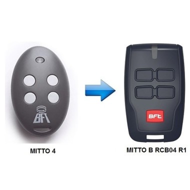 BFT MITTO 4 NEW BRCB04 4 кнопки, 4-х канальный черный 433 Mhz оптом