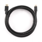 Кабель HDMI-miniHDMI Gembird/Cablexpert, 19M/19M, , v1.4, 3D, Ethernet, черный, позол.разъемы, экран, пакет  3 м