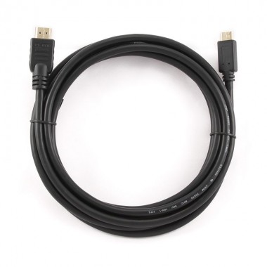 Кабель HDMI-miniHDMI Gembird/Cablexpert, 19M/19M, , v1.4, 3D, Ethernet, черный, позол.разъемы, экран, пакет 3 м оптом Кабель HDMI-miniHDMI Gembird/Cablexpert, 19M/19M, , v1.4, 3D, Ethernet, черный, позол.разъемы, экран, пакет 3 м оптом