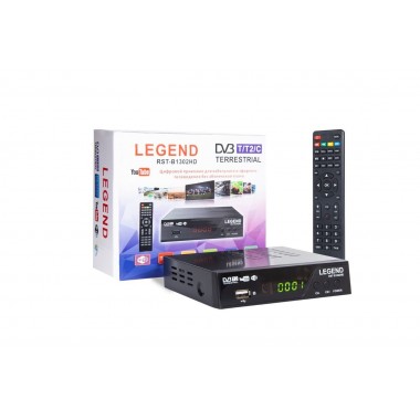 Эфирный ресивер LEGEND DVB-T2/C RST-B1302HD(металл, дисплей, кнопки) оптом Эфирный ресивер LEGEND DVB-T2/C RST-B1302HD(металл, дисплей, кнопки) оптом