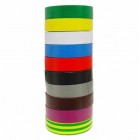 Лента изоляционная ПВХ LEXTON разноцветная,10 цветов, упаковка 10шт. 10m/19mm
