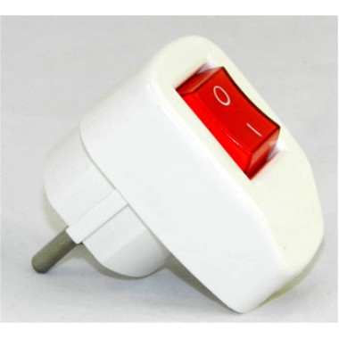 Штепсельная вилка с выключателем FAR F131 16А (з) оптом