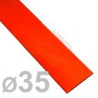 Термоусаживаемая трубка 35/17.5мм ,1м "красная" АРX-035R
