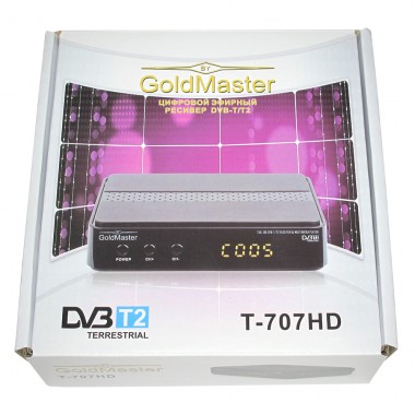 GoldMaster T-707HD DVB-T2 new оптом