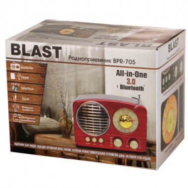 Радиоприемник BLAST BPR-705 Red оптом