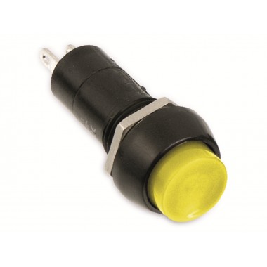 Кнопка нажимная  RWD-208 желтая OFF-(ON) (без фиксации) 250V,1A CY01H2 Y оптом