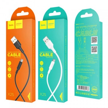 Кабель HOCO X25 USB (m)-microUSB (m) 1.0м 2.0A силикон оптом