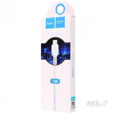 Кабель HOCO X20 USB - micro USB Type-C ,1 метр,белый оптом