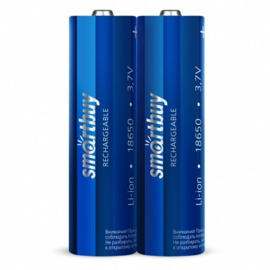 Аккумулятор Smartbuy Li-ion 18650-2000 mAh 2S оптом Аккумулятор Smartbuy Li-ion 18650-2000 mAh 2S оптом
