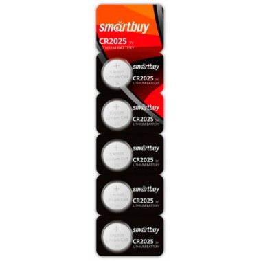 Батарейка SmartBuy CR2025  BL-5 оптом