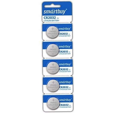 Батарейка SmartBuy CR2032  BL-5 оптом