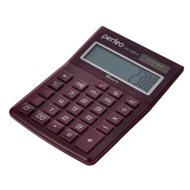 Калькулятор Perfeo GS-2380-R, 12-разр., красный оптом