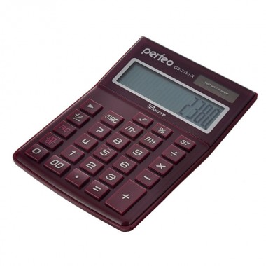 Калькулятор Perfeo GS-2380-R, 12-разр., красный оптом Калькулятор Perfeo GS-2380-R, 12-разр., красный оптом