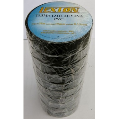 Лента изоляционная ПВХ Lexton 25м/19мм черная оптом