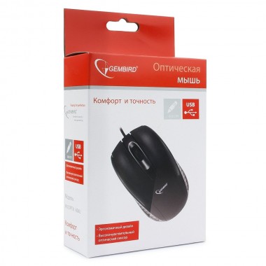 Мышь проводная Gembird MUSOPTI8-806U-1, USB, черный, 2кн., 800DPI оптом Мышь проводная Gembird MUSOPTI8-806U-1, USB, черный, 2кн., 800DPI оптом