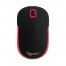 Мышь беспроводная Gembird MUSW-200BKR, soft touch, черн/красн, 2кн.+колесо-кнопка, 2.4ГГц оптом
