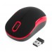 Мышь беспроводная Gembird MUSW-200BKR, soft touch, черн/красн, 2кн.+колесо-кнопка, 2.4ГГц оптом