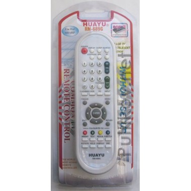 SHARP universal RM-689G(корпус типа GA608JWSA белый) LCD на блистере(IC) оптом