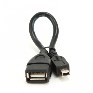 Кабель USB 2.0 OTG Cablexpert A-OTG-AFBM-002, USBAF/Mini-BM,, пакет, 0.15 м оптом