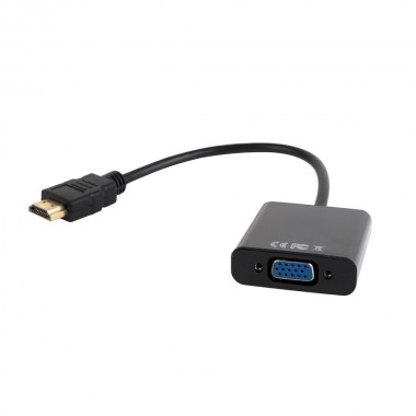 Переходник HDMI-VGA , 19M/15F, длина 15см, Jack3.5 аудиовыход оптом Переходник HDMI-VGA , 19M/15F, длина 15см, Jack3.5 аудиовыход оптом