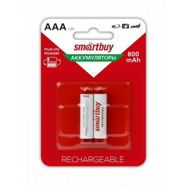 Аккумулятор Smartbuy AAA/2BL NiMh 800 mAh оптом Аккумулятор Smartbuy AAA/2BL NiMh 800 mAh оптом
