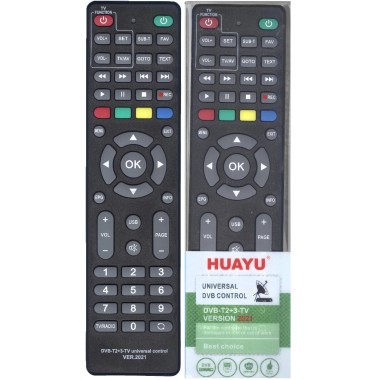 Универсал для всех цифровых приставок DVB-T2+3+TV,версия 2021 г. HUAYU оптом